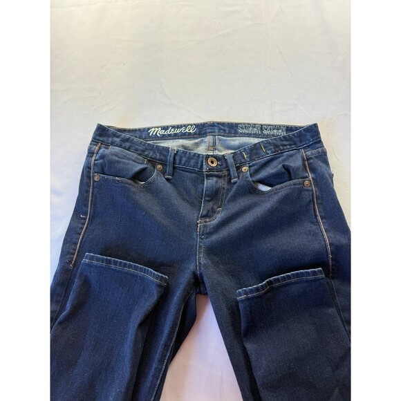 Madewell Mens Skinny Skinny Jeans Size 28X30 Blue Dark Wash Denim Pockets - Picture 3 of 5